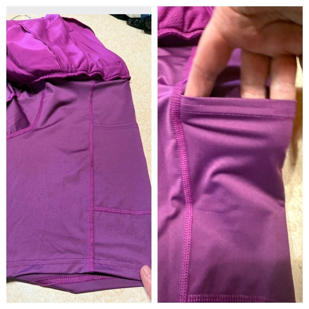 All in Motion womans Size XL  Athletic  Shorts purple   NWT - Picture 8 of 8